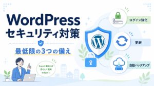 WordPressセキュリティ対策｜改ざん・乗っ取りを防ぐ最低限の備え