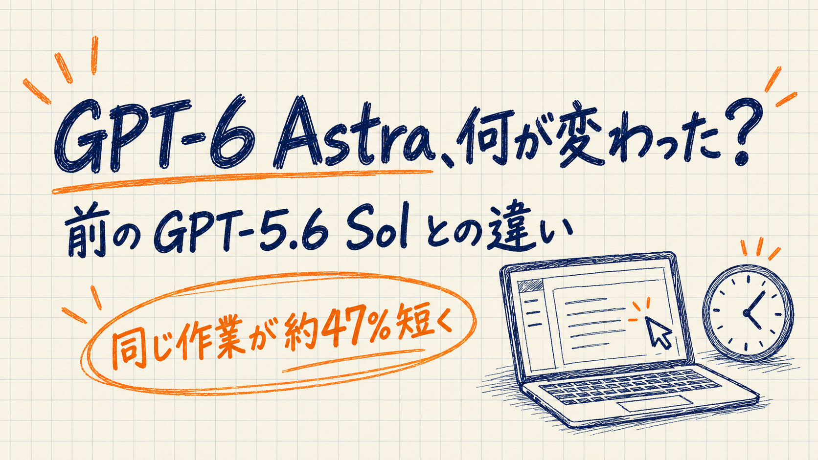 GPT-6 Astraとは？GPT-5.6 Solとの違いを初心者向けに図解